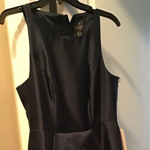 Midnight Navy High/Low Formal Gown